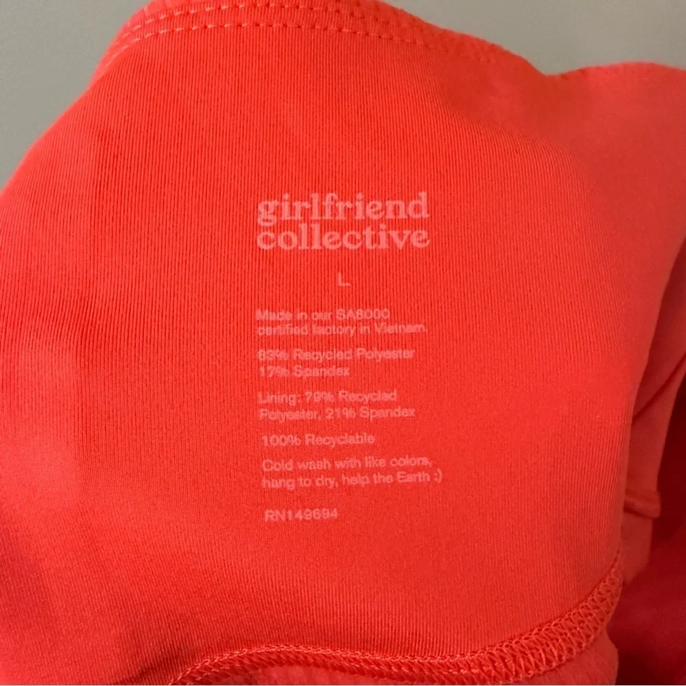 GIRLFRIEND COLLECTIVE RIB High-Rise Legging in red size Large training gym
